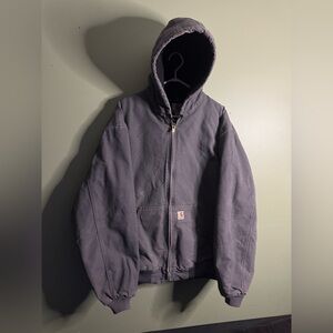 Carhartt Men’s Grey Hooded J140 Active Jacket (2XL-T)